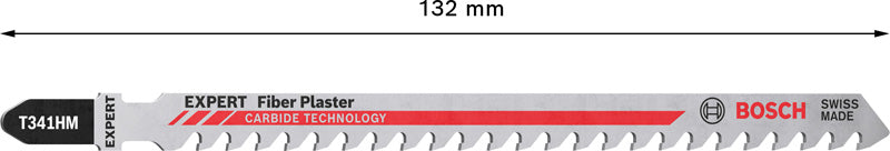 EXPERT ‘Fiber Plaster’ T 341 HM Stichsägeblatt, 3 Stück