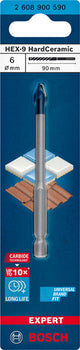 EXPERT HEX-9 HardCeramic Bohrer, 6 x 90 mm