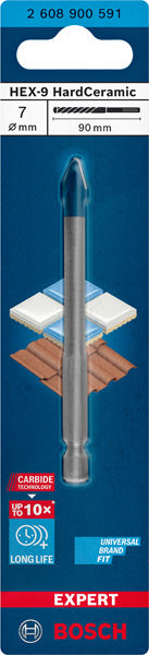EXPERT HEX-9 HardCeramic Bohrer, 7 x 90 mm