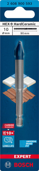 EXPERT HEX-9 HardCeramic Bohrer, 10 x 90 mm