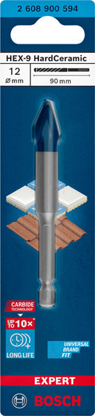 EXPERT HEX-9 HardCeramic Bohrer, 12 x 90 mm