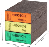 EXPERT S471 Standard Schleifblock, 26 x 69 x 97 mm, M / F / SF, 3 Stk.
