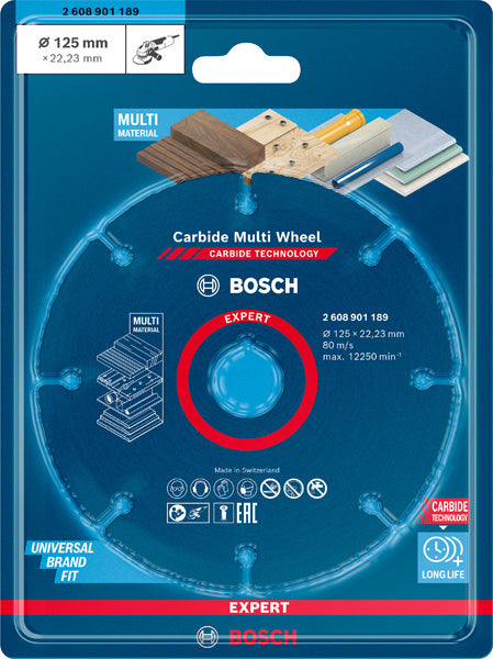 EXPERT Carbide Multi Wheel Trennscheibe, 125 mm, 22,23 mm
