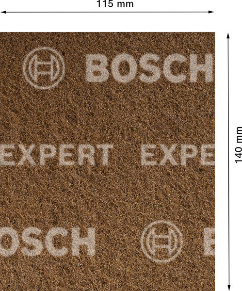 EXPERT N880 Vliespad zum Handschleifen, 115 x 140 mm 2 Stück