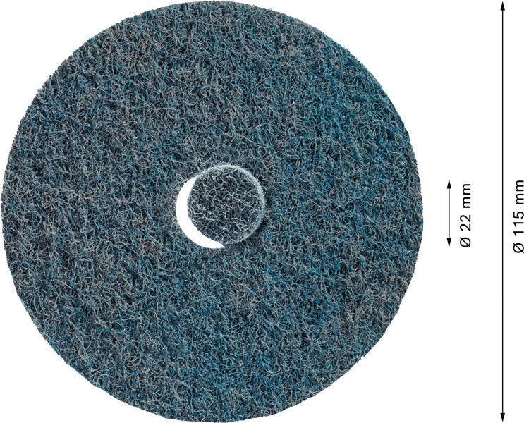 EXPERT N477 SCM Scheibe für Winkelschleifer, 115 x 22 mm, sehr fein, 25-tlg.