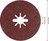 EXPERT R781 Prisma Ceramic Fiberscheibe, X-LOCK, 115 mm, 22,23 mm, K 36, 5-tlg.