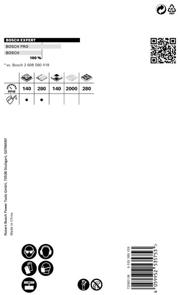 EXPERT Tough Material Lochsäge, 60 x 60 mm