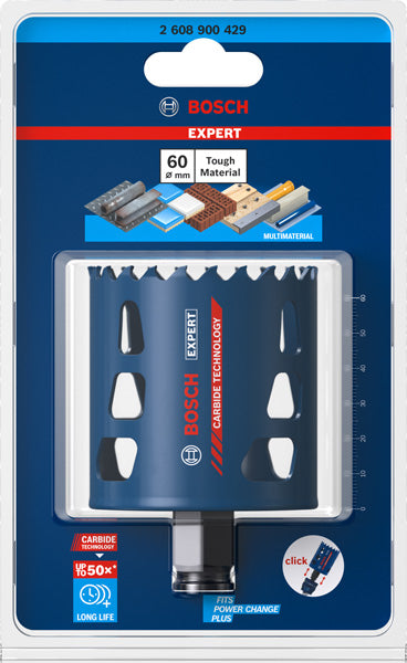 EXPERT Tough Material Lochsäge, 60 x 60 mm