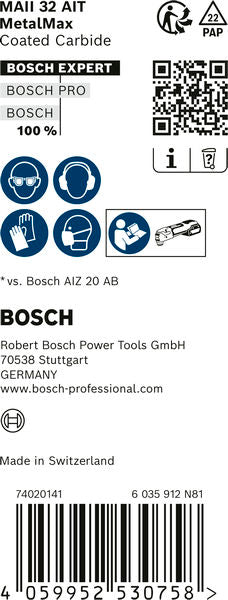 EXPERT MetalMax MAII 32 AIT, 70 x 32 mm, 10 Stück