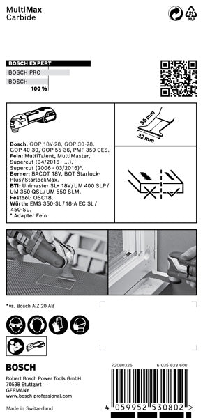 EXPERT MultiMax PAIZ 32 APIT Blatt für Multifunktionswerkzeuge, 32 mm