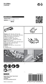 EXPERT MultiMax PAII 52 APIT Blatt für Multifunktionswerkzeuge, 52 mm