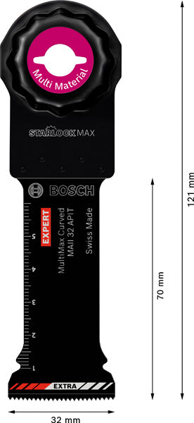 EXPERT MultiMax MAII 32 APIT Blatt für Multifunktionswerkzeuge, 32 mm