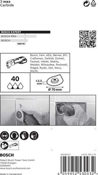 EXPERT 3 max AVZ 70 RT4 Platte, 70 mm