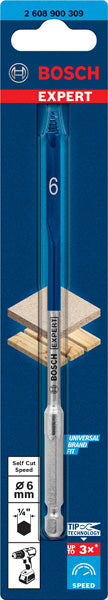 EXPERT SelfCut Speed Flachfräsbohrer, 6 x 152 mm