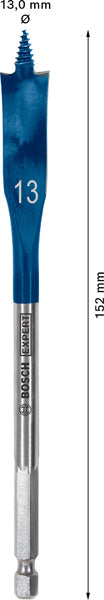 EXPERT SelfCut Speed Flachfräsbohrer, 13 x 152 mm