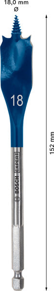 EXPERT SelfCut Speed Flachfräsbohrer, 18 x 152 mm