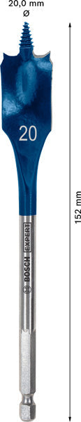 EXPERT SelfCut Speed Flachfräsbohrer, 20 x 152 mm