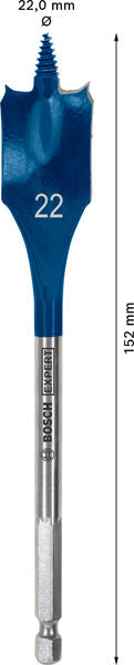 EXPERT SelfCut Speed Flachfräsbohrer, 22 x 152 mm