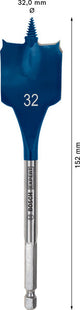 EXPERT SelfCut Speed Flachfräsbohrer, 32 x 152 mm