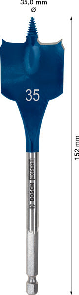 EXPERT SelfCut Speed Flachfräsbohrer, 35 x 152 mm