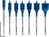 EXPERT SelfCut Speed Flachfräsbohrer-Set, 16/18/20/22/25/32 mm, 7-tlg.