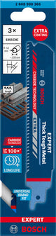 EXPERT ‘Thick Tough Metal’ S 955 CHC Säbelsägeblatt, 3 Stück