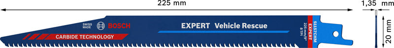EXPERT ‘Vehicle Rescue’ S 1157 CHM Säbelsägeblatt, 3 Stück