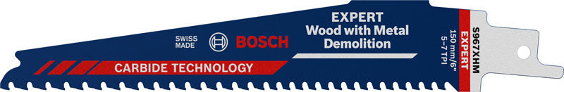 EXPERT Wood with Metal Demolition S967XHM Säbelsägeblatt, 1 Stück