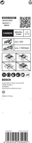 EXPERT ‘Hollow Brick’ S 1543 HM Säbelsägeblatt, 3 Stück