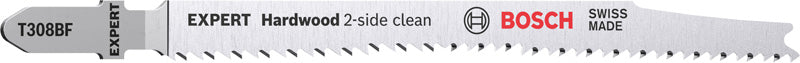 EXPERT ‘Hardwood 2-side clean’ T 308 BF Stichsägeblatt, 25 Stück