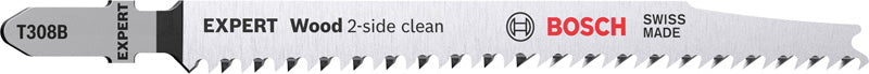EXPERT ‘Wood 2-side clean’ T 308 B Stichsägeblatt, 25 Stück