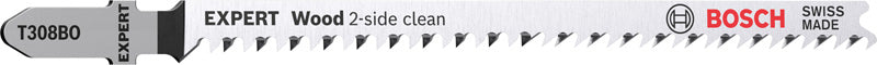EXPERT ‘Wood 2-side clean’ T 308 BO Stichsägeblatt, 5 Stück