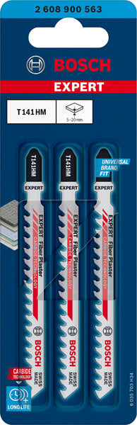 EXPERT ‘Fiber Plaster’ T 141 HM Stichsägeblatt, 3 Stück
