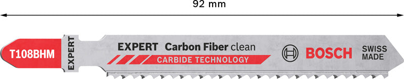 EXPERT Carbon Fiber Clean T 108 BHM Stichsägeblatt, 3?tlg.
