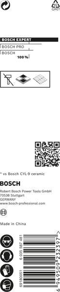 EXPERT HEX-9 HardCeramic Bohrer, 3 x 90 mm