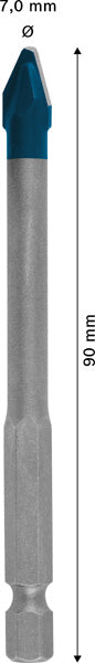 EXPERT HEX-9 HardCeramic Bohrer, 7 x 90 mm