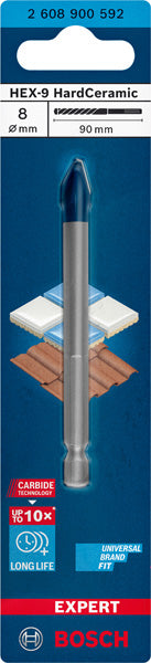 EXPERT HEX-9 HardCeramic Bohrer, 8 x 90 mm