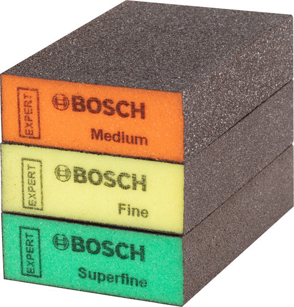 EXPERT S471 Standard Schleifblock, 26 x 69 x 97 mm, M / F / SF, 3 Stk.