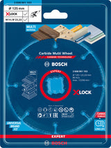 EXPERT Carbide Multi Wheel X-LOCK Trennscheibe, 125 mm, 22,23 mm