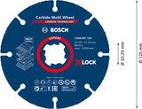 EXPERT Carbide Multi Wheel X-LOCK Trennscheibe, 125 mm, 22,23 mm