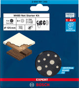 EXPERT M480 Starter-Set für Exzenterschleifer, 125 mm, 7-tlg.