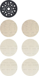 EXPERT M480 Starter-Set für Exzenterschleifer, 125 mm, 7-tlg.