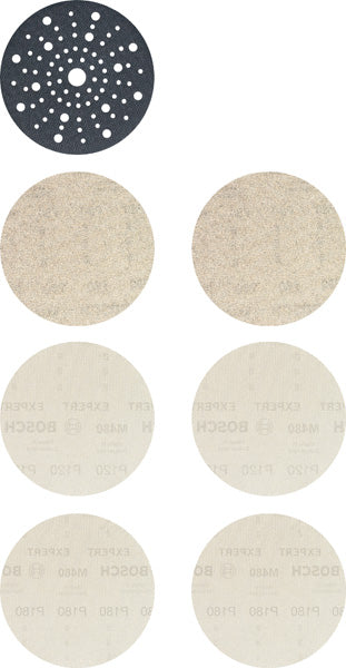 EXPERT M480 Starter-Set für Exzenterschleifer, 150 mm, 7-tlg.