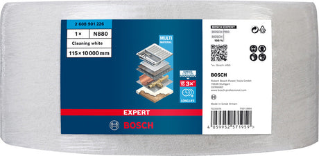 EXPERT N880 Vliesrolle zum Handschleifen, 115 mm x 10 m