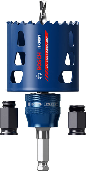EXPERT Tough Material Lochsäge-Starter-Set, 68 x 60 mm
