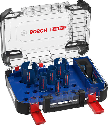 EXPERT Construction Material Lochsäge-Set 20/25/32/38/51/64 mm, 10-tlg.