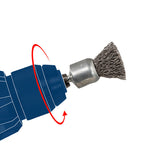 PRO Metal clean Scheibenbürste, zylindrischer Schaft, 100 x 0,2 mm