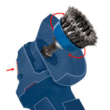 PRO Metal heavy Topfbürste, 90 x 0,8 mm, Gewinde