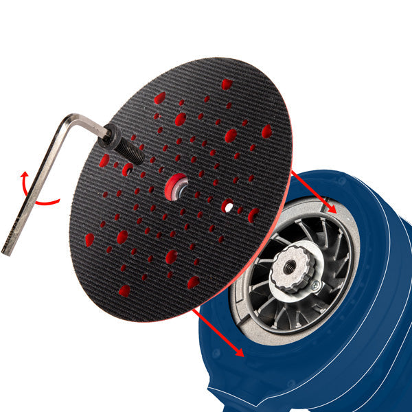 EXPERT Multi-Loch-Schleifteller für Bosch, 150 mm, Weich