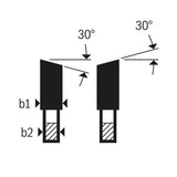 Kreissägeblatt für Akkusägen Expert for Laminated Panel, 254 x 2,6/1,8 x 30, T78